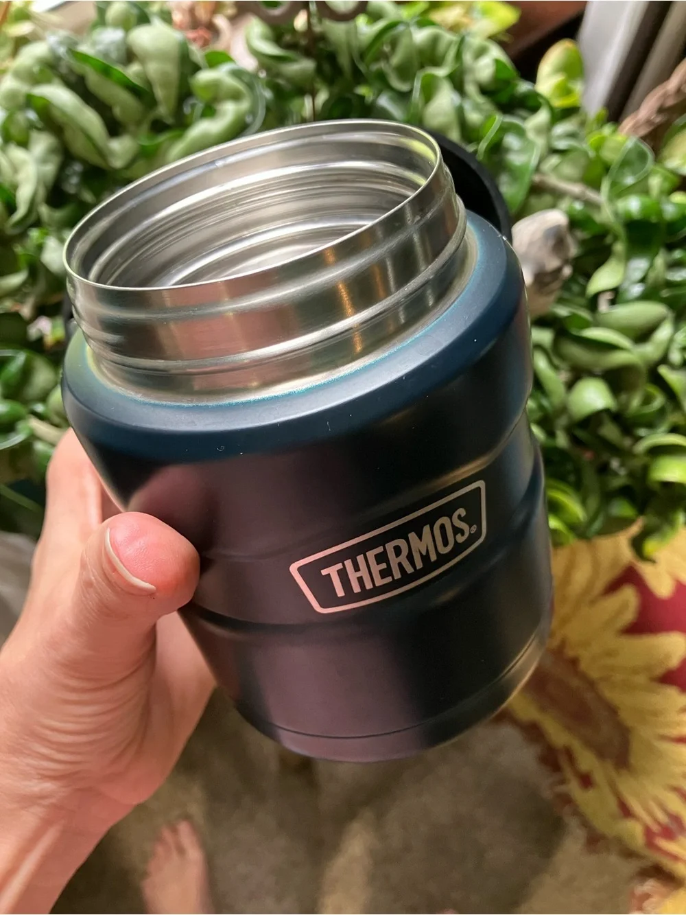 16 oz. Thermos Insulated Food Jar with Spoon - Matte Black